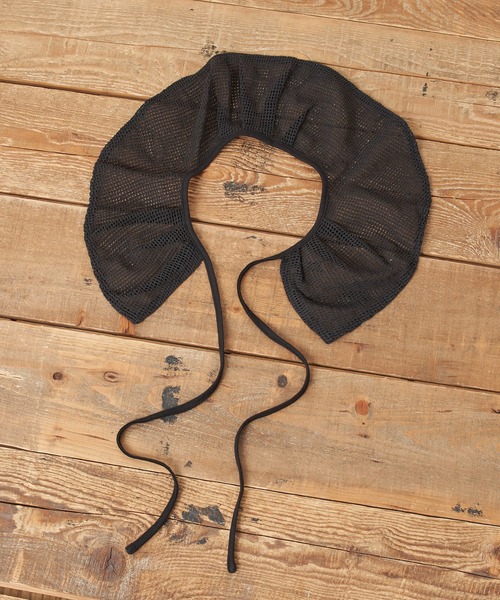 CIAOPANIC TYPY（チャオパニックティピー）の「透かし編みビックカラー付け衿（付け襟・レディース・アイボリー/ブラック・ONE SIZE）」の8枚目の写真