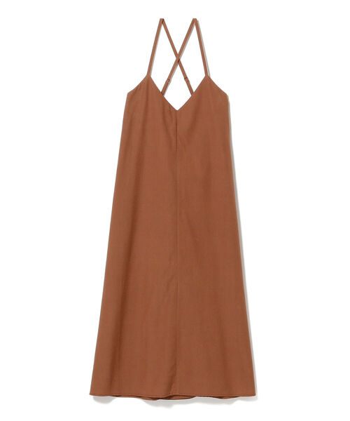 BEAMS HEART（ビームスハート）の「BEAMS HEART / バックレースアップ キャミワンピース（ワンピース・レディース・チャコールグレー/ブラウン/サックスブルー・FREE）」の11枚目の写真
