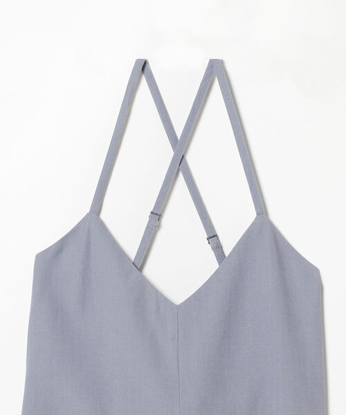 BEAMS HEART（ビームスハート）の「BEAMS HEART / バックレースアップ キャミワンピース（ワンピース・レディース・チャコールグレー/ブラウン/サックスブルー・FREE）」の15枚目の写真
