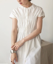 【WEB限定】シャーリングシャツブラウス