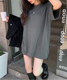 MERONGSHOP ピグメントオーバーフィットTシャツ