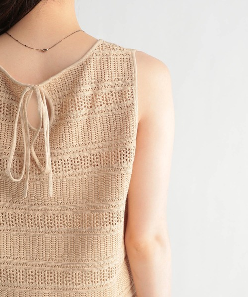 Andemiu（アンデミュウ）の「スカシガラSETUPワンピース956858（ワンピース・レディース・ブラック/ブラウン/アイボリー・FREE）」の20枚目の写真