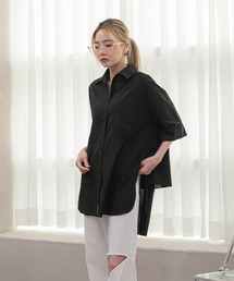 UNE MANSION | [UNEORIGINAL]二重シャーリングシャツ(シャツ/ブラウス)