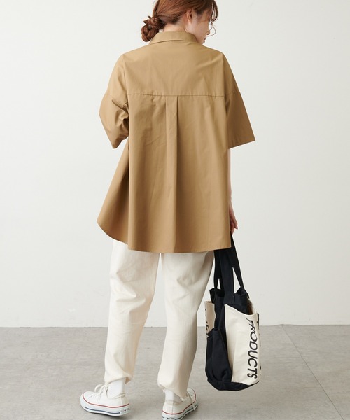 PUAL CE CIN（ピュアルセシン）の「【WEB限定】甘織ツイル×配色ステッチパンツ（その他パンツ・レディース・ピンク/スミクロ/ナチュラル/ブルー・FREE）」の10枚目の写真