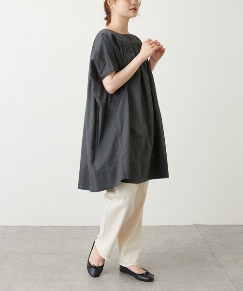 PUAL CE CIN（ピュアルセシン）の「【WEB限定】甘織ツイル×配色ステッチパンツ（その他パンツ・レディース・ピンク/スミクロ/ナチュラル/ブルー・FREE）」の16枚目の写真