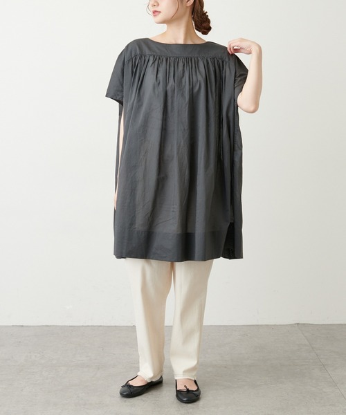 PUAL CE CIN（ピュアルセシン）の「【WEB限定】甘織ツイル×配色ステッチパンツ（その他パンツ・レディース・ピンク/スミクロ/ナチュラル/ブルー・FREE）」の15枚目の写真