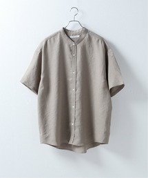 JOURNAL STANDARD（ジャーナルスタンダード）の「トリアセ バンドカラー ショートスリーブシャツ（シャツ/ブラウス・メンズ）」