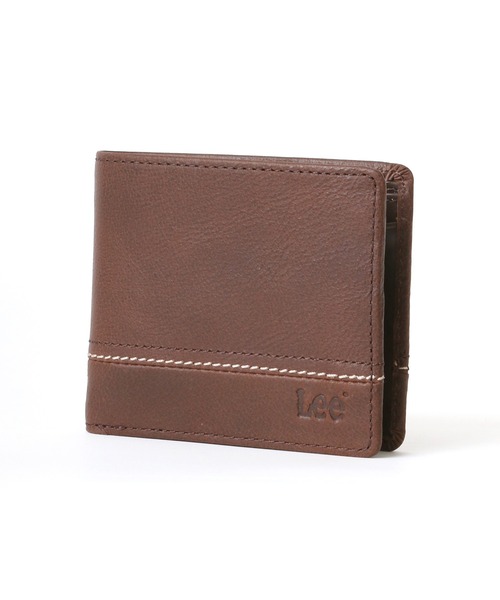 Lee（リー）の「Lee/リー レザー ロゴ ステッチ ウォレット/二つ折り財布（財布・メンズ・ダークブラウン/ブラウン/ブラック・FREE）」の16枚目の写真