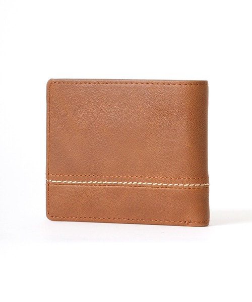 Lee（リー）の「Lee/リー レザー ロゴ ステッチ ウォレット/二つ折り財布（財布・メンズ・ダークブラウン/ブラウン/ブラック・FREE）」の18枚目の写真