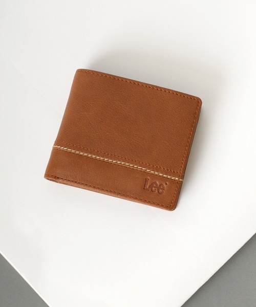 Lee（リー）の「Lee/リー レザー ロゴ ステッチ ウォレット/二つ折り財布（財布・メンズ・ダークブラウン/ブラウン/ブラック・FREE）」の13枚目の写真