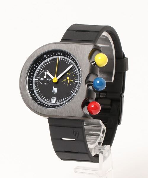 LIP（リップ）の「「LIP/リップ」マッハ 2000 クロノグラフ ラバーストラップ/レザーストラップ（アナログ腕時計・メンズ・ブラック系その他/ブラック/ブラック系その他2・FREE）」の10枚目の写真