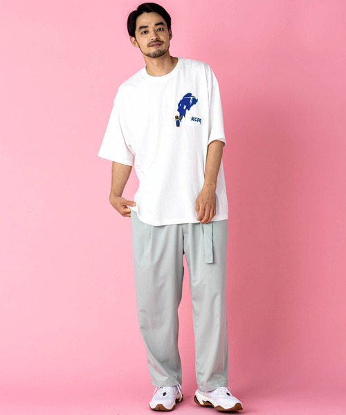 KGFR(カガフリ)の「KGFR(カガフリ)PAINT BEARポケットカットソー/Tシャツ/TEE/ベア(Tシャツ/カットソー・メンズ・ホワイト/ブラック/ライトグレー/ライトグリーン・M/L)」の17枚目の写真