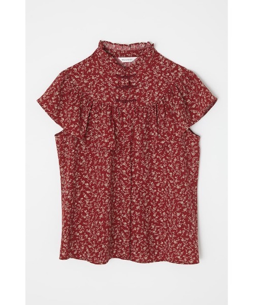 moussy ミッキーマウス フリル半袖シャツ ブラウス マウジー Disney SERIES CREATED by MUS | MD NOSTALGIC RUFFLEブラウス