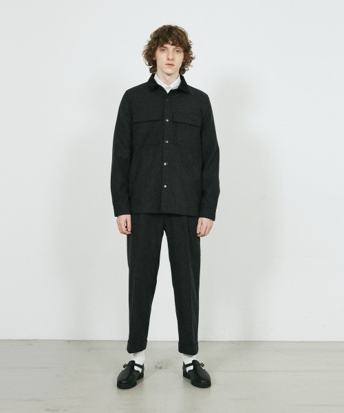 Barbour（バブアー）の「PETER WOOL OVERSHIRT（シャツ/ブラウス 