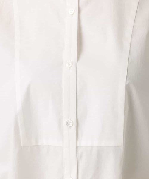 MK MICHEL KLEIN(エムケーミッシェルクラン)の「【洗える】バンドカラー シャツチュニック(シャツ/ブラウス・レディース・ホワイト/カーキ・38)」の11枚目の写真