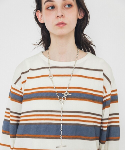 LiNoH（リノー）の「マルチボーダーニットTEE/MULTI BORDER L/S