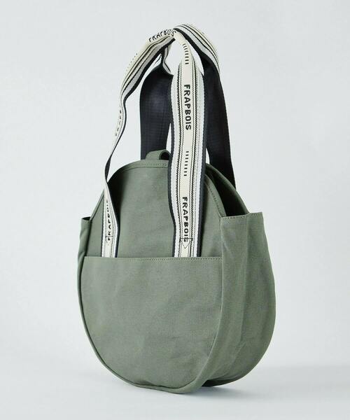 FRAPBOIS(フラボア)の「ラウンドトートバッグ(トートバッグ・レディース・ネイビー/カーキ/アイボリー・FREE)」の13枚目の写真