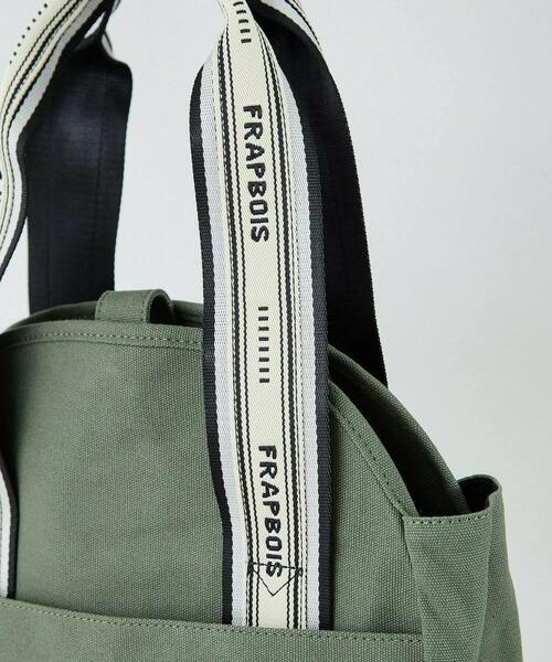 FRAPBOIS(フラボア)の「ラウンドトートバッグ(トートバッグ・レディース・ネイビー/カーキ/アイボリー・FREE)」の17枚目の写真