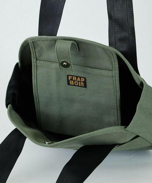 FRAPBOIS(フラボア)の「ラウンドトートバッグ(トートバッグ・レディース・ネイビー/カーキ/アイボリー・FREE)」の11枚目の写真