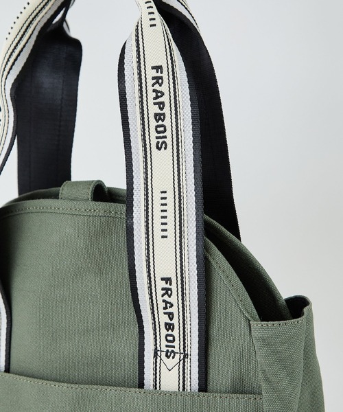 FRAPBOIS(フラボア)の「ラウンドトートバッグ(トートバッグ・レディース・ネイビー/カーキ/アイボリー・FREE)」の12枚目の写真