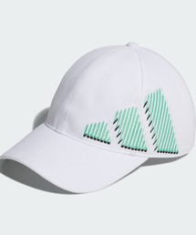 adidas（アディダス）の「UVカット スリーバーロゴ ベターコットンキャップ【adidas Golf/アディダスゴルフ】（キャップ）」