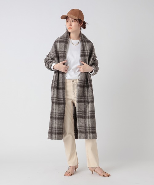 RIVE DROITE（リヴドロワ）の「レイヤードに必須アイテム　ハイゲージ天竺ロングスリーブカットソー（Tシャツ/カットソー・レディース・オフホワイト・FREE）」の11枚目の写真