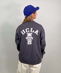ANTIBAL/アンティバル UCLA/ユーシーエルエー ベアーカレッジプリント ビッグシルエットトレーナー 214AN2TR070MU