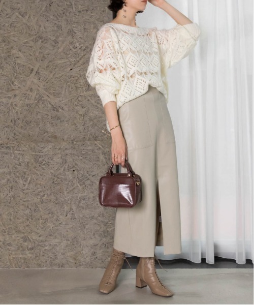 RANDA(ランダ)の「ストレスフリー/ソフト レースアップショートブーツ(ブーツ・レディース・ブラック/ダークブラウン/ベージュ・S/M/L/LL)」の15枚目の写真