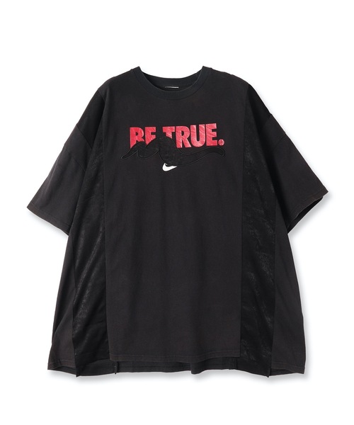 YEAH RIGHT!!(イェーライト)の「nyoroli TAPE TEE(Tシャツ/カットソー・レディース・ホワイト/ブラック/ネイビー・1)」の8枚目の写真