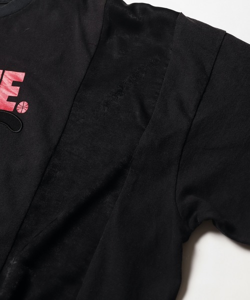 YEAH RIGHT!!(イェーライト)の「nyoroli TAPE TEE(Tシャツ/カットソー・レディース・ホワイト/ブラック/ネイビー・1)」の15枚目の写真