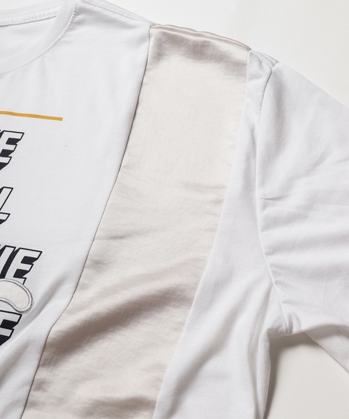 YEAH RIGHT!!(イェーライト)の「nyoroli TAPE TEE(Tシャツ/カットソー・レディース・ホワイト/ブラック/ネイビー・1)」の11枚目の写真