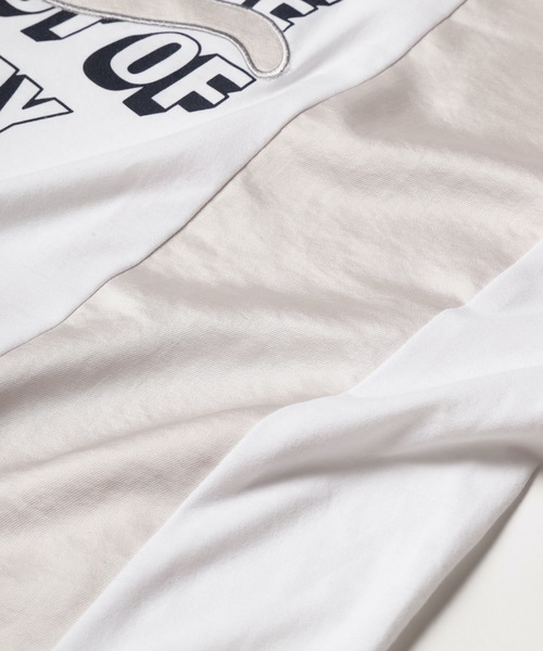 YEAH RIGHT!!(イェーライト)の「nyoroli TAPE TEE(Tシャツ/カットソー・レディース・ホワイト/ブラック/ネイビー・1)」の12枚目の写真