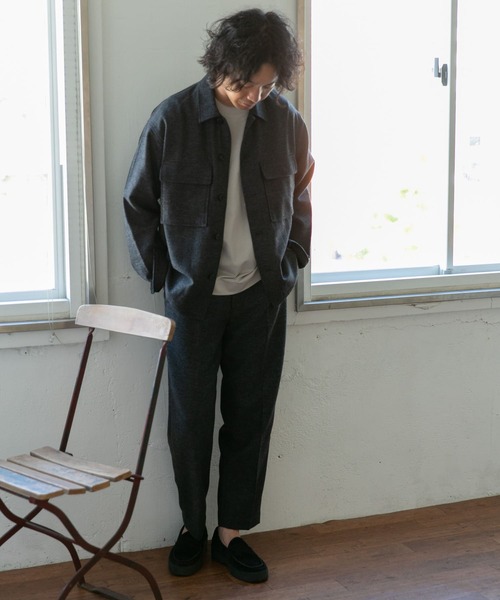PENDLETON(ペンドルトン)の「『別注』PENDLETON×DOORS Tuck Easy Slacks(その他パンツ・メンズ・ブラック/ブラウン・MEDIUM/LARGE)」の12枚目の写真