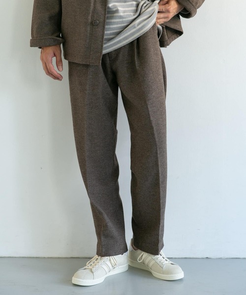PENDLETON(ペンドルトン)の「『別注』PENDLETON×DOORS Tuck Easy Slacks(その他パンツ・メンズ・ブラック/ブラウン・MEDIUM/LARGE)」の19枚目の写真