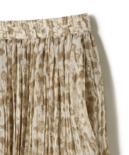 ReNorm（リノーム）の「ぼかしレオパードプリーツスカート（スカート・レディース・ブラウン/ベージュ・フリー）」の10枚目の写真