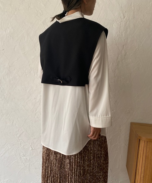 ReNorm（リノーム）の「ぼかしレオパードプリーツスカート（スカート・レディース・ブラウン/ベージュ・フリー）」の18枚目の写真