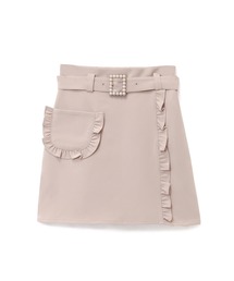 Honey Cinnamon（ハニーシナモン）の「スクエアパールバックル台形スカート（スカート）」