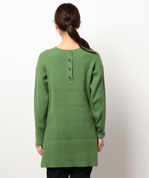 AZUL by moussy（アズールバイマウジー）の「2WAY RIB KNIT LONG TOPS