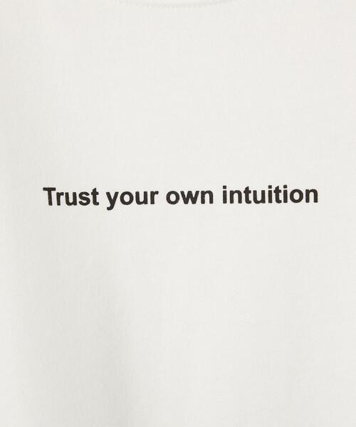 green label relaxing（グリーンレーベルリラクシング）の「【WEB限定】［ XS /H148-155㎝］プリント ロングスリーブ プルオーバー カットソー（Tシャツ/カットソー・レディース・ホワイト/ブラウン/ダークグレー・XS）」の20枚目の写真