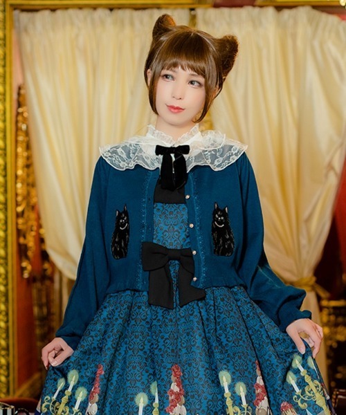 アクシーズファム　ナポレオン　パフスリーブ　ニット　バレエコア　y2k平成ギャル アクシーズファム ナポレオン パフスリーブ ニット バレエコア y2k平成