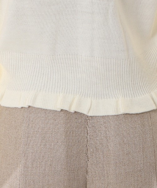 axes femme（アクシーズファム）の「猫会ニットカーデ（カーディガン/ボレロ・レディース・キナリ/ブラック/ワイン/ブルーグリーン・MEDIUM）」の17枚目の写真