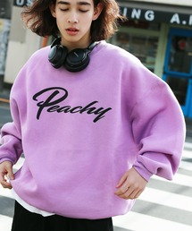 MSG | ヘヴィーウエイト クルーネック アーチロゴ 筆記体ロゴ カレッジロゴ スウェット(スウェット)