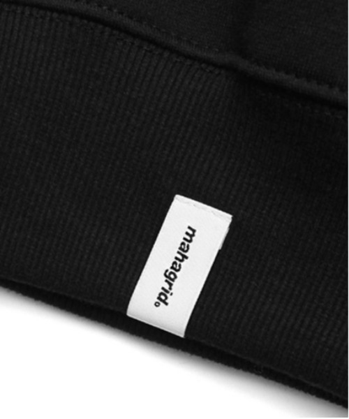 MAHAGRID（マハグリッド）の「【mahagrid】COBY VARSITY SWEATSHIRT / マハグリッド コビー バーシティ アーチロゴ スウェットシャツ（スウェット・メンズ・ブラック/ネイビー/グレー/クリーム・SMALL/MEDIUM/LARGE/X-LARGE）」の7枚目の写真