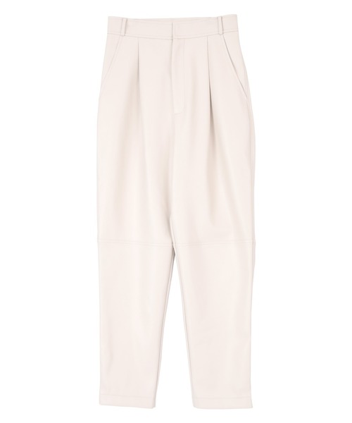 titivate（ティティベイト）の「フェイクレザーテーパードパンツ（その他パンツ・レディース・アイボリー/キャメル/ライトグリーン/ブラウン/イエロー・M/L/S）」の9枚目の写真