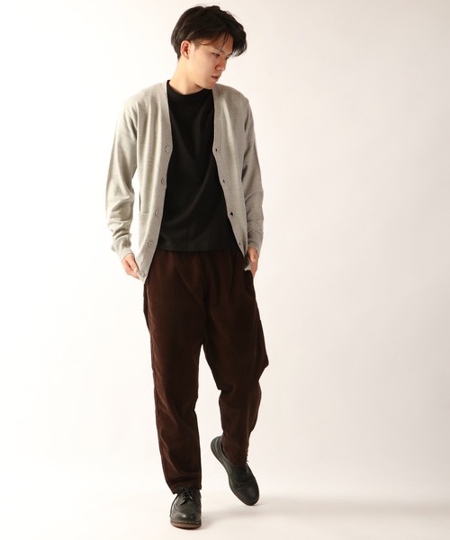 FUNALIVE（ファンアライブ）の「カシミヤタッチカーディガン（カーディガン/ボレロ・メンズ・ホワイト/ブラック/ネイビー/ブルー/杢グレー/チャコールグレー/ベージュ/ワイン/ブラウン・XL/M/L/S）」の14枚目の写真