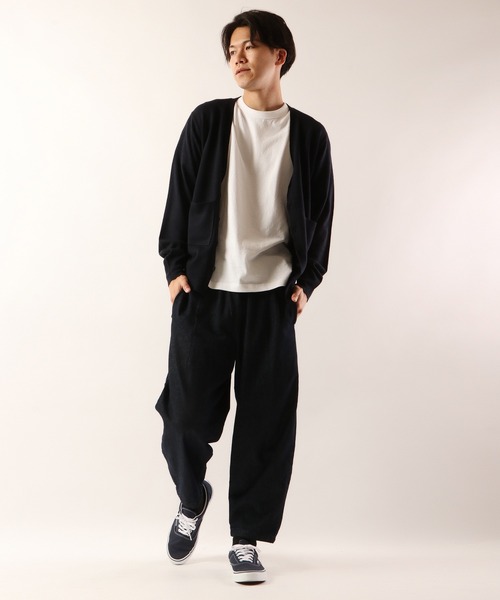 FUNALIVE（ファンアライブ）の「カシミヤタッチカーディガン（カーディガン/ボレロ・メンズ・ホワイト/ブラック/ネイビー/ブルー/杢グレー/チャコールグレー/ベージュ/ワイン/ブラウン・XL/M/L/S）」の17枚目の写真