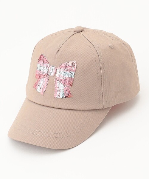 ANY(エニィ)の「ミラクルスパンコールキャップ(キャップ・キッズ・ベージュ系/ピンク系・LARGE/SMALL/MEDIUM)」の1枚目の写真