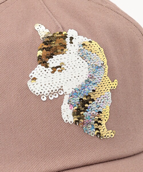ANY(エニィ)の「ミラクルスパンコールキャップ(キャップ・キッズ・ベージュ系/ピンク系・LARGE/SMALL/MEDIUM)」の6枚目の写真