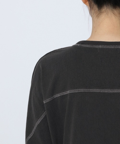 yuw(ユウ)の「イーグル ロングTEE 257318(Tシャツ/カットソー・レディース・ブラック・FREE)」の14枚目の写真
