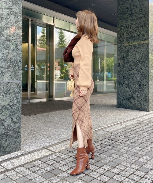 eimy istoire（エイミーイストワール）の「パンセチェックニット  